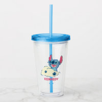 Lilo and Stitch Beach Acrylic Tumbler