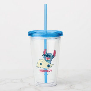 Lilo and Stitch Beach Acrylic Tumbler