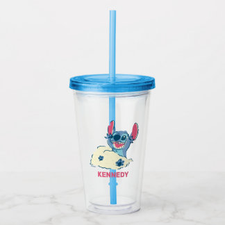 Lilo and Stitch Beach Acrylic Tumbler