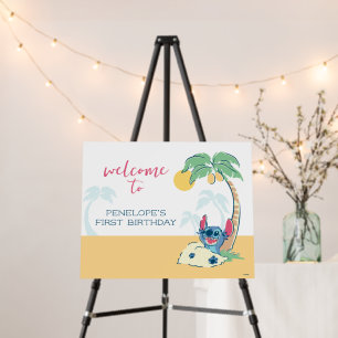 Lilo and Stitch Beach Birthday Foam Board