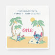 Lilo and Stitch Beach Birthday Napkins