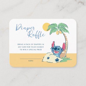 Lilo And Stitch | Diaper Raffle Insert Card by LiloAndStitch at Zazzle