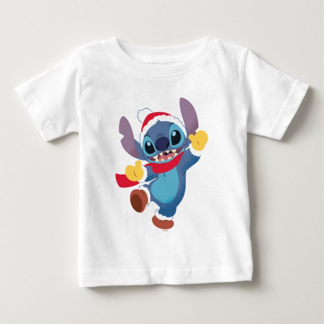 Lilo and Stitch | Happy Holidays Dance Baby T-Shirt (Front)
