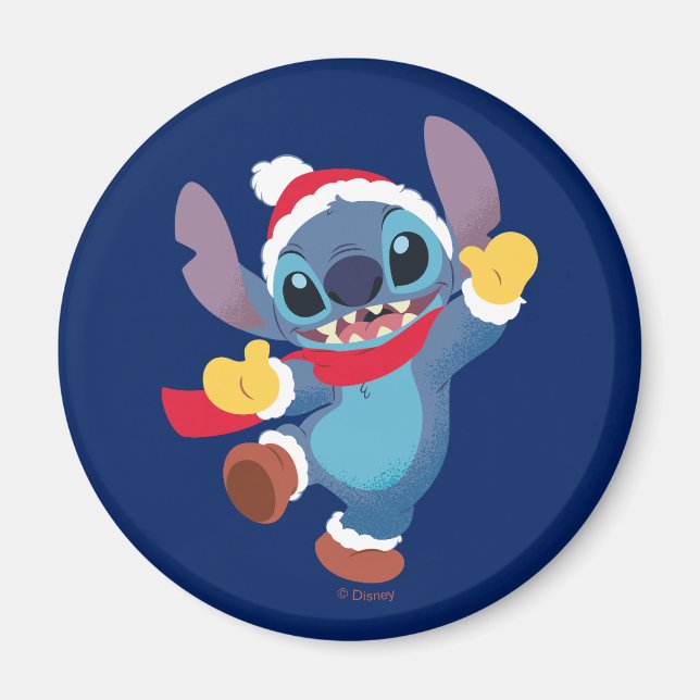 Lilo and Stitch | Happy Holidays Dance Magnet (Front)
