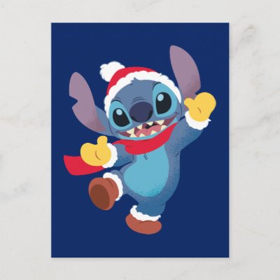 Lilo and Stitch | Happy Holidays Dance Postcard