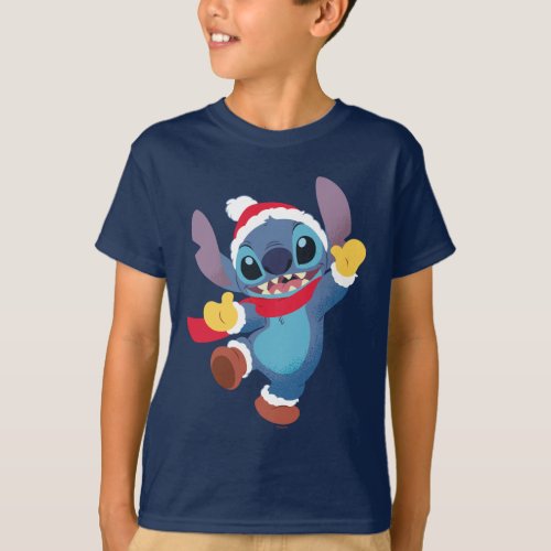 Lilo and Stitch  Happy Holidays Dance T_Shirt