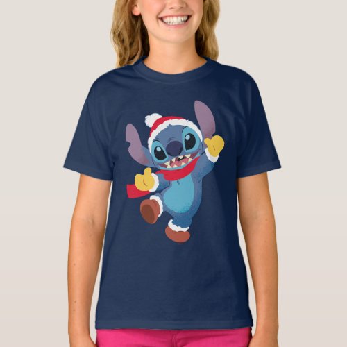 Lilo and Stitch  Happy Holidays Dance T_Shirt