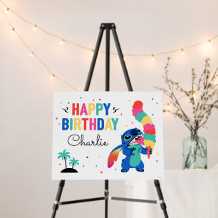 Lilo and Stitch Ice Cream Birthday Foam Board