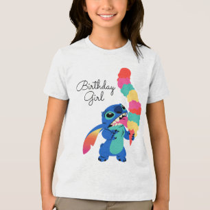 Lilo and Stitch Ice Cream Birthday Tri-Blend Shirt