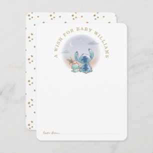 Lilo and Stitch Over the Moon - Baby Shower Note Card