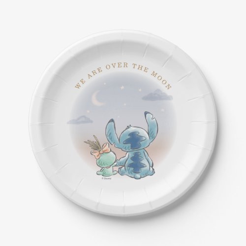 Lilo and Stitch  Over the Moon _ Baby Shower Paper Plates