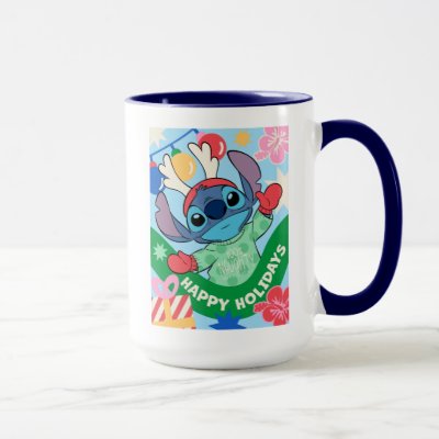Lilo and Stitch | Stitch Happy Holidays Mug