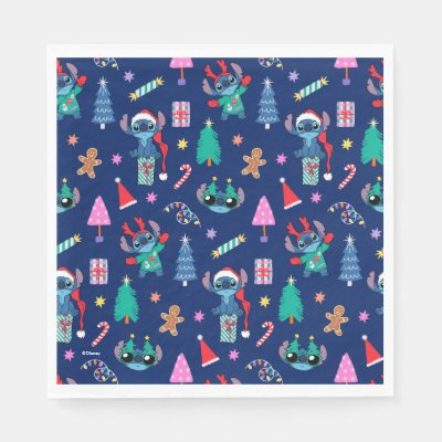 Stitch, Aloha Christmas Pattern Wrapping Paper