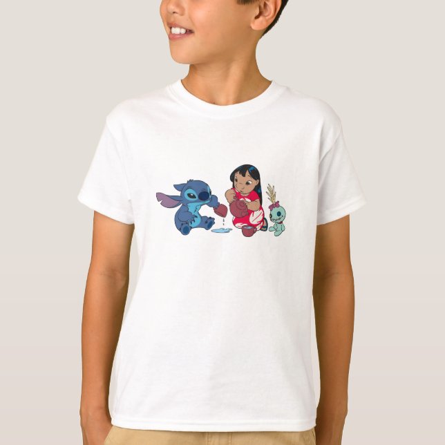 Lilo and Stitch Tea Party T-Shirt (Front)