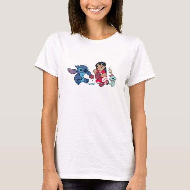 Lilo and Stitch Tea Party T-Shirt (Front)
