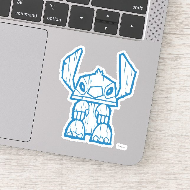 Lilo and Stitch Tiki Totem Sticker (Detail)