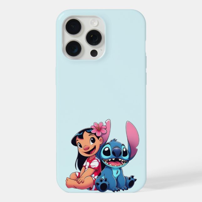 Lilo and Stitch Tropical Fun: Iphone Case (Back)