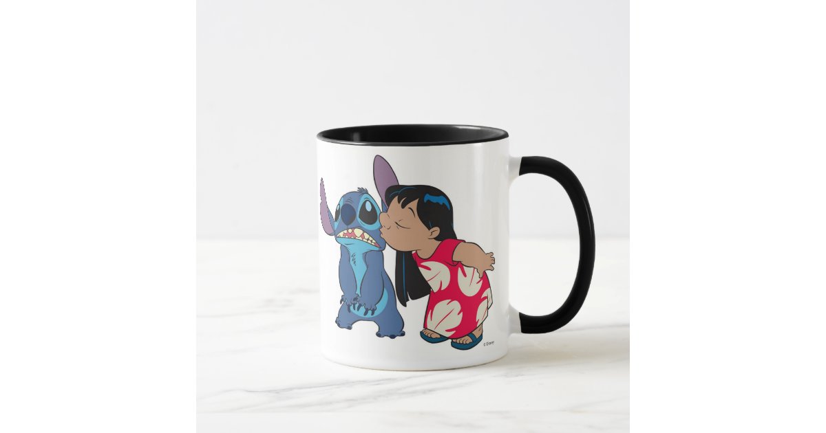 Lilo Kisses Stitch Mug Zazzle Lilo Kisses Stitch Mug Zazzle