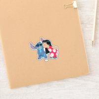 Personalised Disney Candle Label Lilo and Stitch - Sticker - Birthday gift