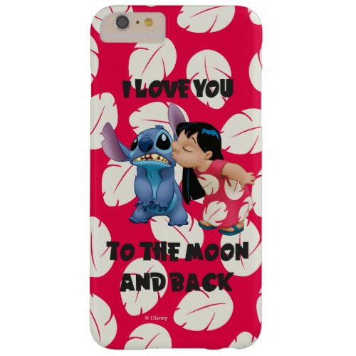 Lilo  Stich  I Love You To The Moon Barely There iPhone 6 Plus Case