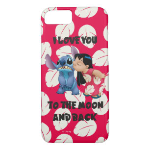 Lilo & Stich   I Love You To The Moon iPhone 8/7 Case