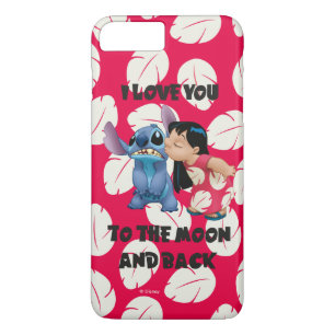 Lilo & Stich I Love You To The Moon iPhone 8 Plus/7 Plus Case