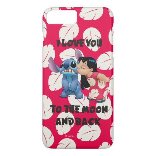 Lilo  Stich  I Love You To The Moon iPhone 8 Plus7 Plus Case