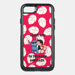 Lilo &amp; Stich | I Love You To The Moon OtterBox Commuter iPhone SE/8/7 Case