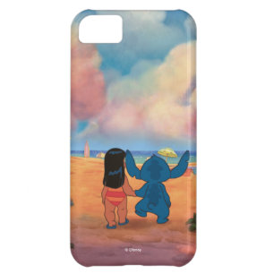 Lilo & Stich Lilo & Stitch At The Beach iPhone 5C Cover