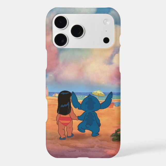 Lilo & Stich |Lilo & Stitch At The Beach Case-Mate iPhone Case (Back)