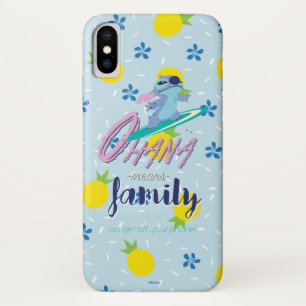 Lilo & Stich   Ohana Means Family iPhone X Case