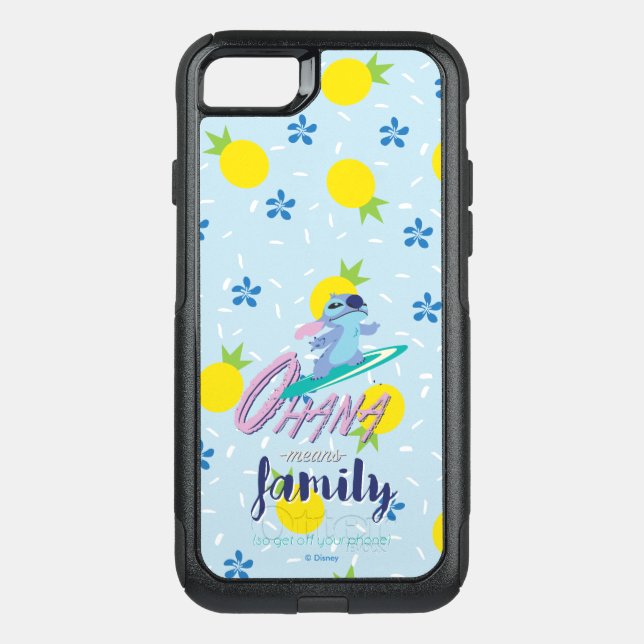 Lilo & Stich | Ohana Means Family Otterbox iPhone Case (Back)