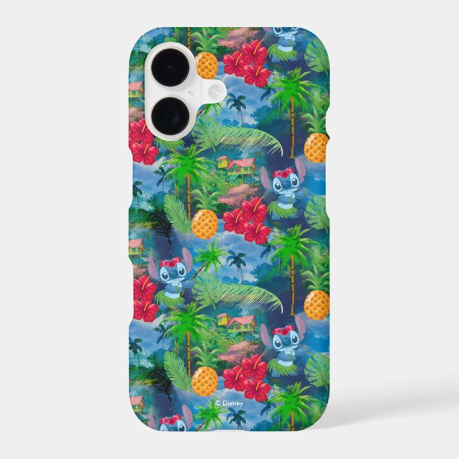 Lilo & Stich | Stitch Pattern Iphone Case (Back)