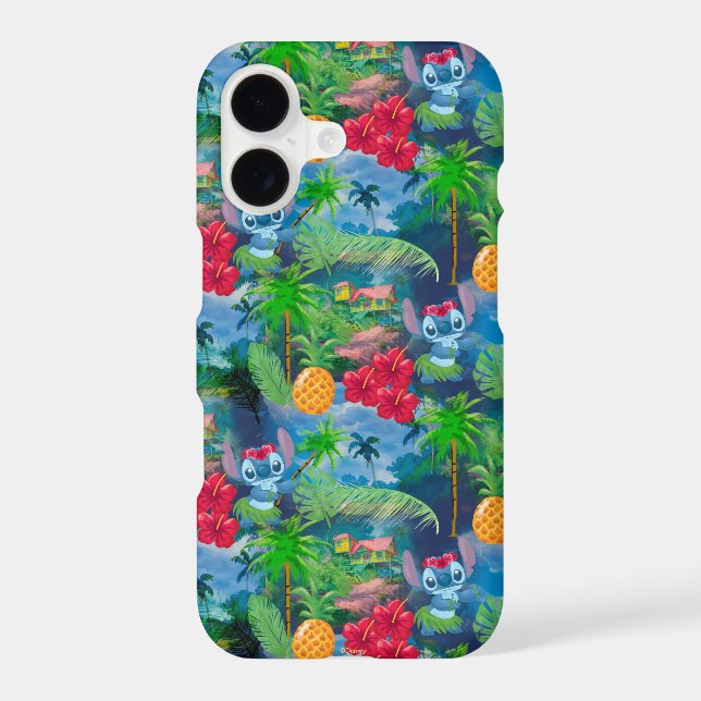 Lilo & Stich | Stitch Pattern Iphone Case (Back)