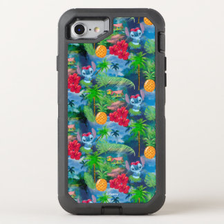 Lilo & Stich | Stitch Pattern OtterBox Defender iPhone SE/8/7 Case