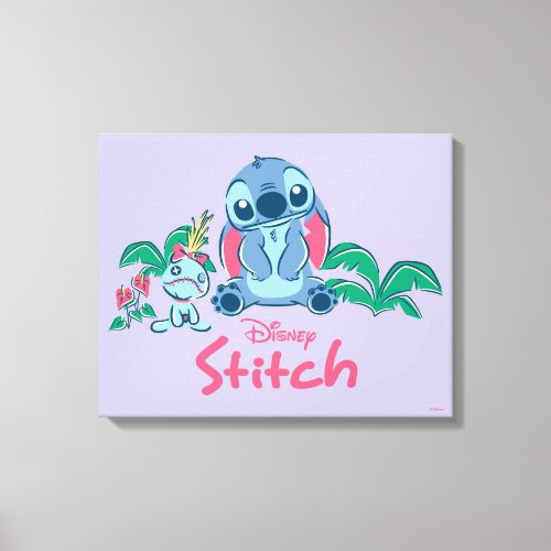 Lilo  Stich  Stitch  Scrump Canvas Print
