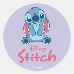 Lilo & Stitch, Come visit the islands! Classic Round Sticker