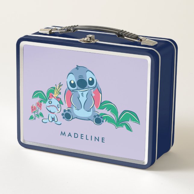 Lilo & Stich | Stitch & Scrump Metal Lunch Box (Front)