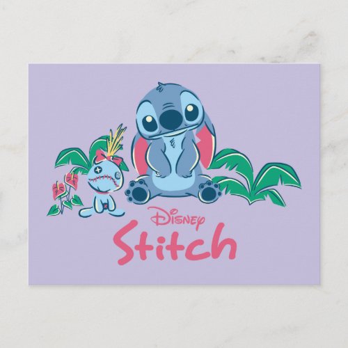 Lilo  Stich  Stitch  Scrump Postcard