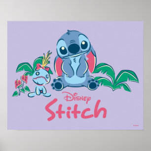 Lilo & Stich   Stitch & Scrump Poster