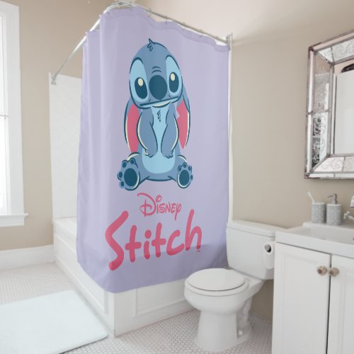 Lilo  Stich  Stitch  Scrump Shower Curtain