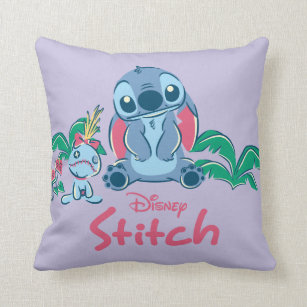 Lilo & Stich   Stitch & Scrump Throw Pillow