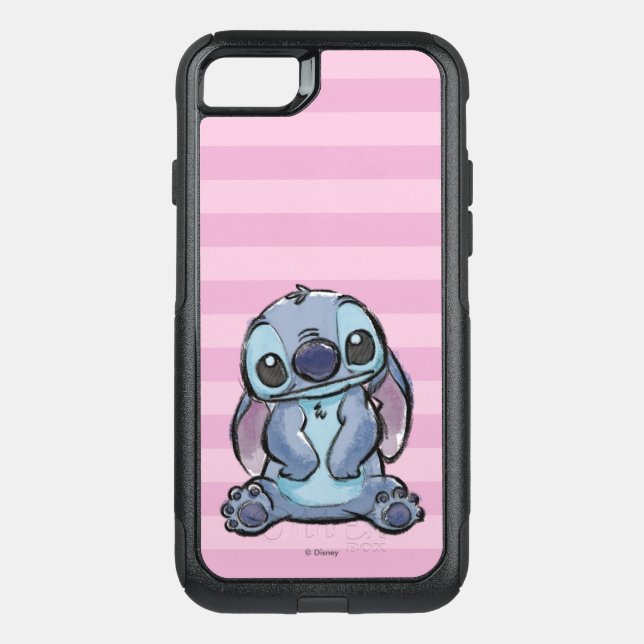 Lilo & Stich | Stitch Sketch Otterbox iPhone Case (Back)