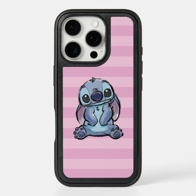 Lilo & Stich | Stitch Sketch Otterbox iPhone Case (Back)