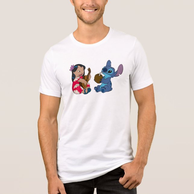 Lilo & Stitch - Adventure Awaits! Tri-Blend Shirt (Front)