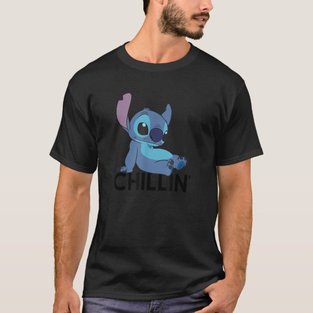 Lilo Stitch Chillin  T-Shirt (Front)