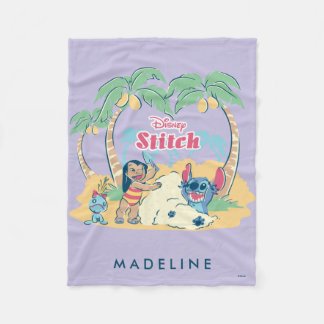 Lilo & Stitch | Come visit the islands! Fleece Blanket