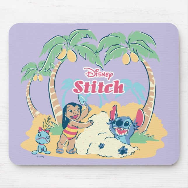 Lilo & Stitch | Come visit the islands! Mouse Pad (Front)