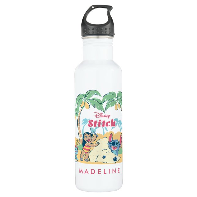 Lilo & Stitch | Come visit the islands! Water Bottle (Front)