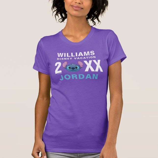 Lilo & Stitch Emoji - Family Vacation & Year T-Shirt (Front)
